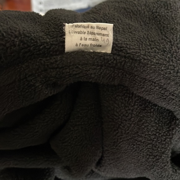 Denim Hooded Geometric Zip Up Coat XL - Picture 12 of 12